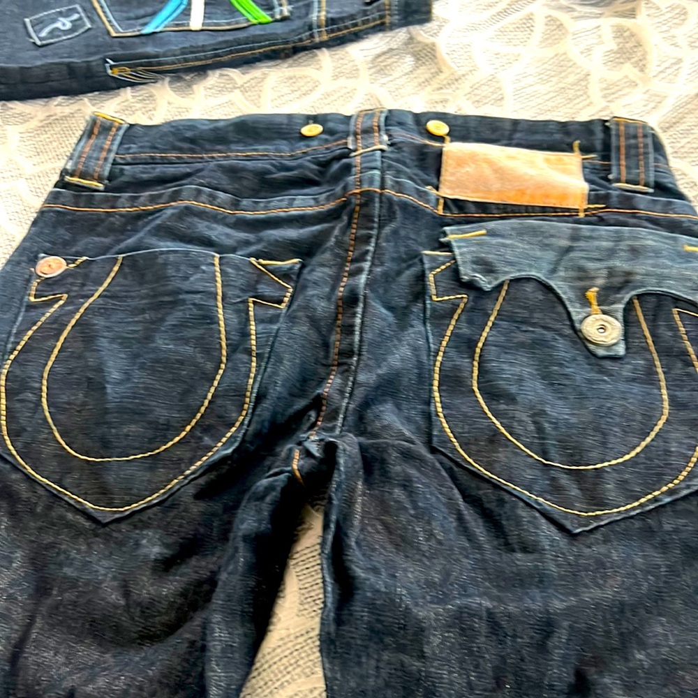 True religion dark blue jeans. Like new condition